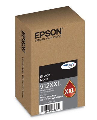 Epson 912XXL Black Extra High Yield Ink Cartridge (T912XXL120)