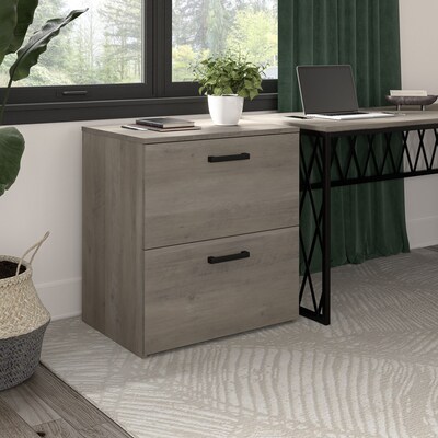 Bush Furniture City Park 2 Drawer Lateral File Cabinet, Driftwood Gray (CPF127DG-03)