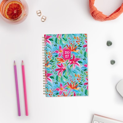 2027 Blue Sky 5" x 8" Weekly & Monthly Planner, Parkertin (164275)