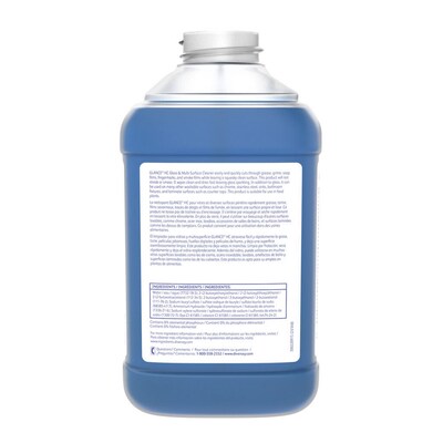 Diversey Glance HC Glass & Multi-Surface Cleaner for Diversey J-Fill Systems, Ammonia, 2.5 L, 2/Carton (905779)