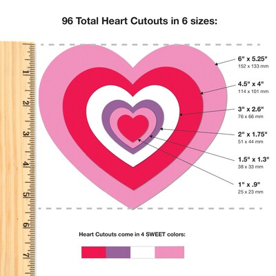 FreshCut Crafts Punch Out Paper Cutouts, Religious Shapes, Cross, Heart & Fish, 232 Pieces (FCC850054391254)