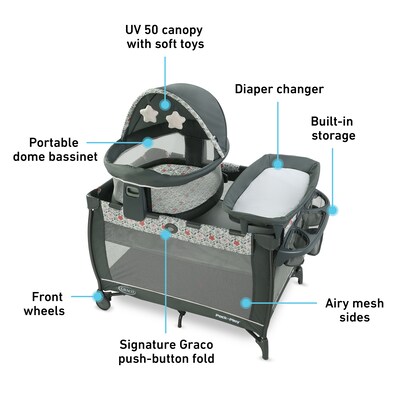 Graco Pack ‘n Play Travel Dome LX Playard, Annie (2110537)