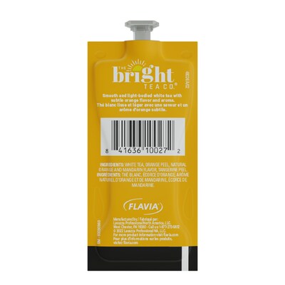 The Bright Tea Co. White Tea, Flavia Freshpack, 100/Carton (MDRB504)