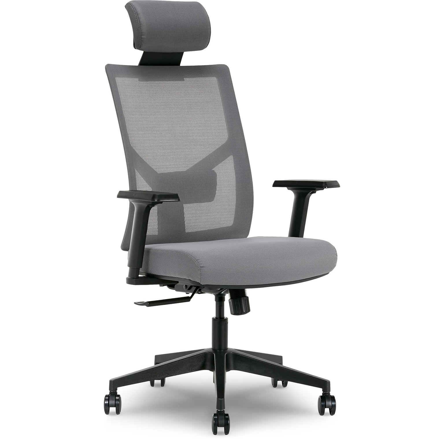 La-Z-Boy Mesh Back Molded Foam Computer and Desk Chair, Gray (51448)