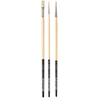 da Vinci Oil Synthetic Variety Brushes, 3/Set (EDROILOILKIT2)