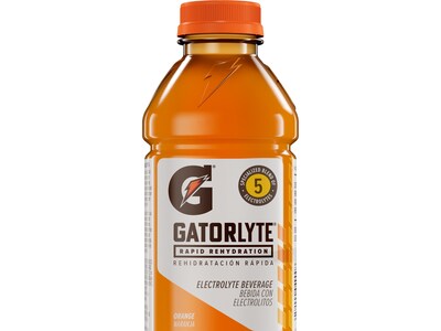Gatorade Gatorlyte Orange Sports Drink, 20 fl. oz., 12 Bottles/Carton (4790)