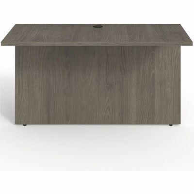 Lorell Prominence 2.0 29"H x 48"W Desk Bridge, Gray Elm (LLRPB2448GE)