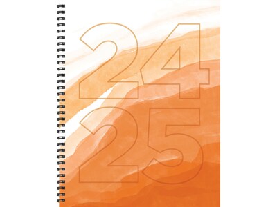 2024-2025 TF Publishing Elements Series Lava Wave 8.5 x 11 Academic Weekly & Monthly Planner, Paperboard Cover