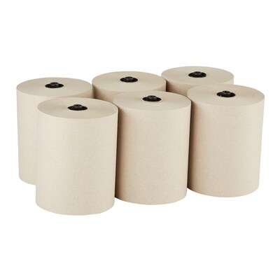 enmotion Flex Recycled Hardwound Paper Towels, 1-ply, 550 ft./Roll, 6 Rolls/Carton (89740)