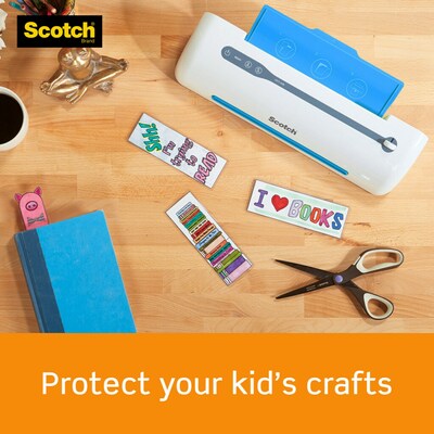 Scotch Self Sealing Laminating Pouches, Letter Size, 5 Mil, 25/Pack (LS854-25G)