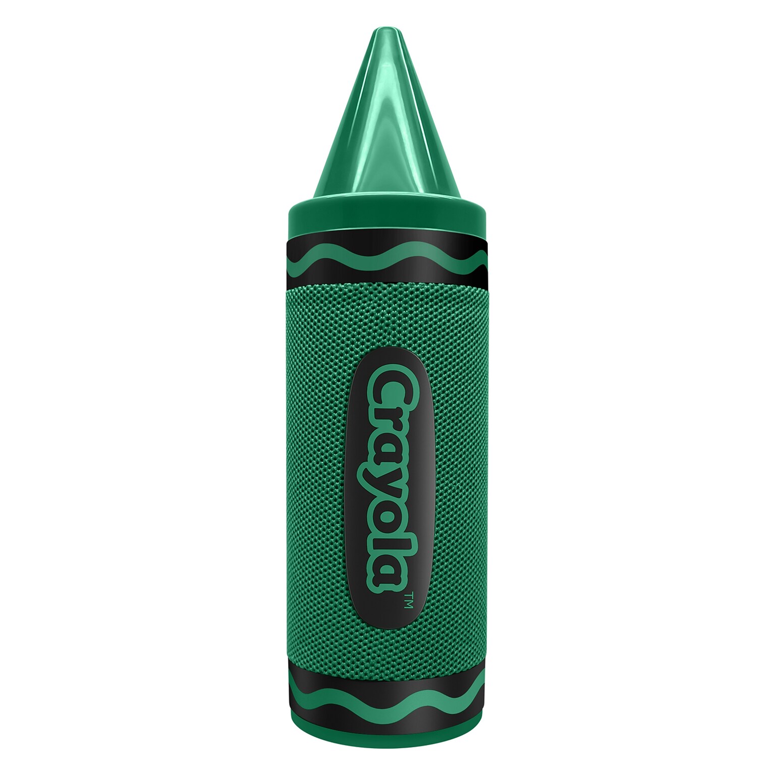 Crayola Wireless Bluetooth Portable Crayon Speaker with FM Radio, Green (CBT450GRN)