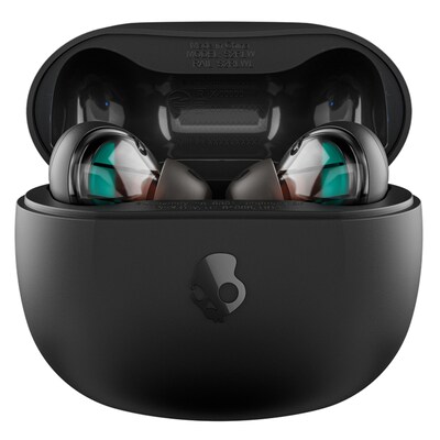 Skullcandy Rail True Wireless Earbuds, Bluetooth, True Black (S2RLW-Q740)