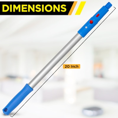 Gritt Commercial 20" Aluminum Pole with Click / Lock Adapter Cone (GRI107)