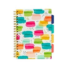 Carpe Diem Color Wash 5-Subject Subject Notebooks, 7.09 x 10, College Ruled, 100 Sheets, Assorted