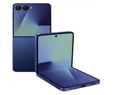 Samsung Galaxy Z Flip7 FE 5G Foldable Unlocked Smartphone Cell Phone, 512GB, Blue Shadow (SM-F766UDBEXAA)