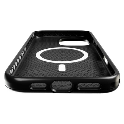 cellhelmet Fortitude Series MagSafe Phone Case for iPhone 16 Pro Max, Shock Absorbing, Onyx Black (CF-107-BLK)