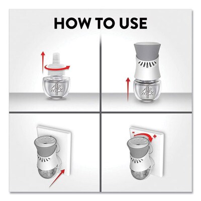 Air Wick Scented Oil Warmer Refill, Sweet Peach & Sunshine Scent, 0.67 oz., 2/Pack (62338-01715)