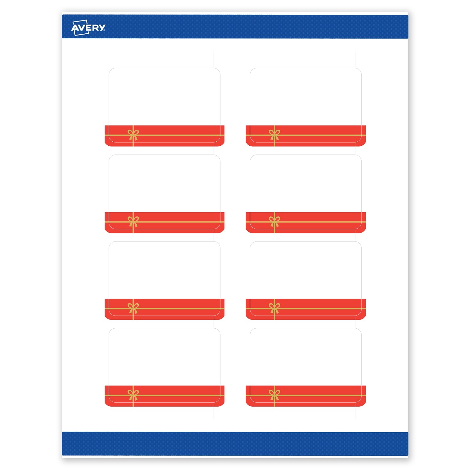 Avery Rectangle Multipurpose Labels, 2 x 3, White, 80/Pack (19479370558)