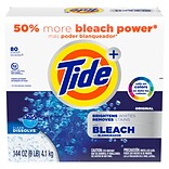 Tide Plus Bleach Powder Laundry Detergent, 144 oz (84998)