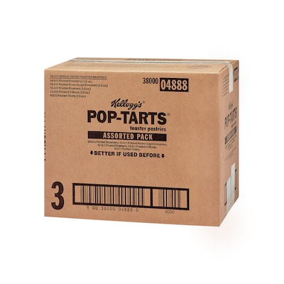 Pop-Tarts Toaster Pastries Variety Pack, 72 Pastries/Carton (KEE48883)