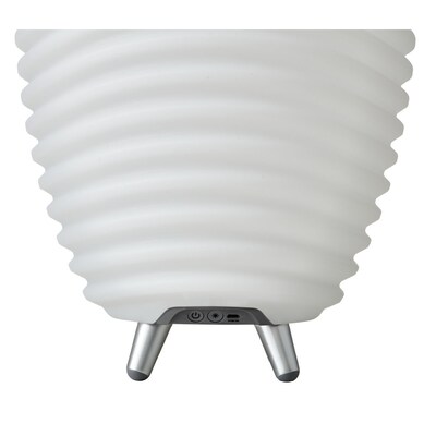 Kooduu Synergy 50 22" LED Speaker Lamp with USB Port, White (1207-02)
