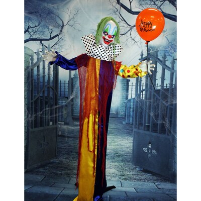 Haunted Hill Farm Life-Size Animatronic Clown (HHCLOWN-8FLSA)