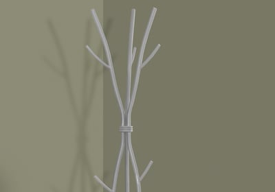 Monarch Specialties Inc. Coat Tree, Silver, Metal (I 2061)