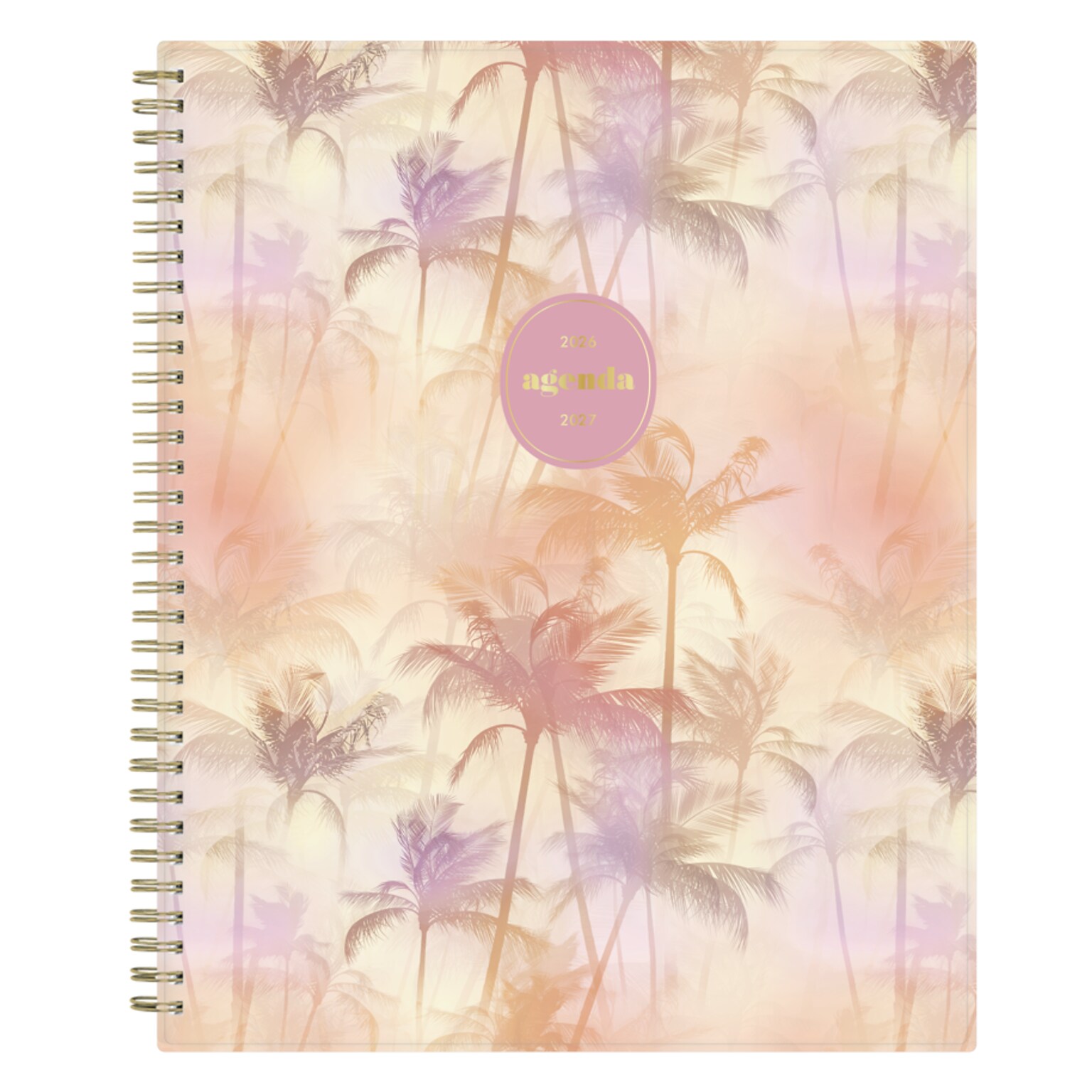 2026-2027 Blue Sky Kentia 8 x 11 Academic Year Weekly & Monthly Planner, Plastic Cover, Kentia (159106)
