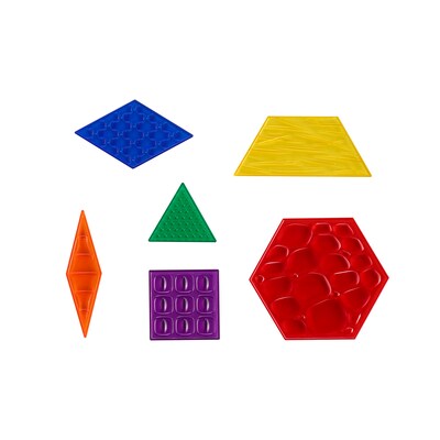 Edx Education Translucent Sensory Pattern Blocks (CTU22068)