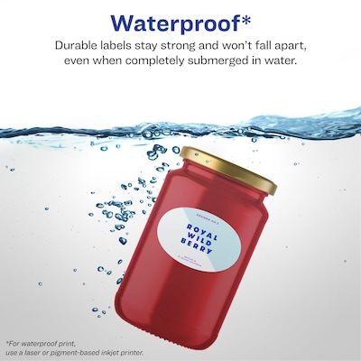 Avery Laser/Inkjet Multipurpose Labels, White, 8 Labels/Sheet, 100 Sheets/Pack (94056)