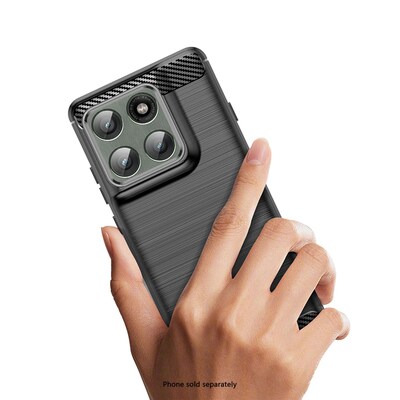 SaharaCase Venture Series Phone Case for Motorola Edge, Shock Absorbing, Scorpion Black (CP00854)