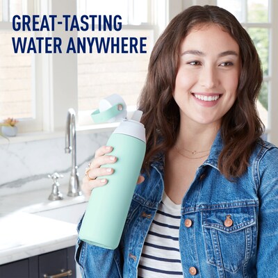 Brita Stainless Steel Filtered Water Bottle, 20 oz., Glacier (36448)