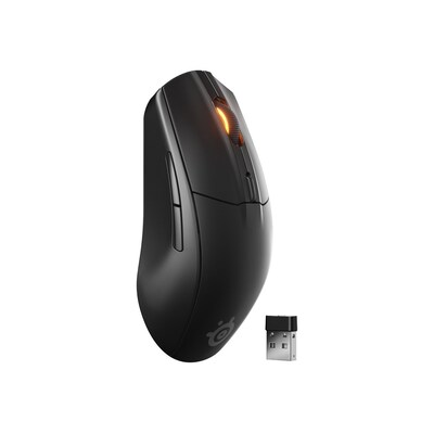 SteelSeries Rival 3 Gen 2 Wireless Ergonomic Ambidextrous Optical Gaming Mouse, Black (62687)