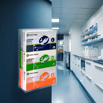 Azar Vertical Dispenser, 1 Compartment, Acrylic, Clear (255630-1PK)