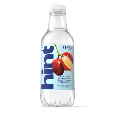 Hint Grape Flavored Purified Water, 16 fl oz., 12 Bottles/Pack (HNT00359)