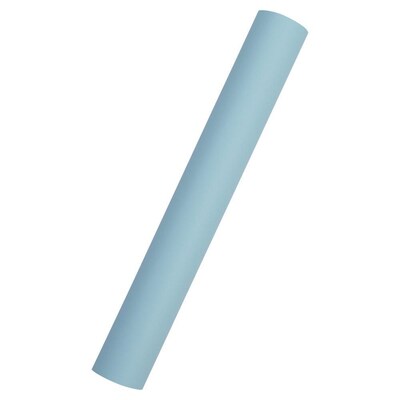 JAM Paper Short Mini Roll Wrapping Paper, 26.3 sq. ft., Pool Baby Blue, 2/Pack(277013535263a)