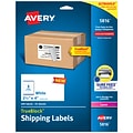 Avery TrueBlock Laser Shipping Labels, 2-1/2 x 4, White, 8 Labels/Sheet, 25 Sheets/Pack, 200 Label