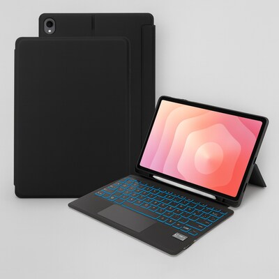 SaharaCase ProTouch Keyboard Case with Built-in Track Pad for Galaxy Tab S11 Ultra, Scorpion Black (TB00505)