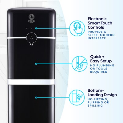 Primo Water Bottom Loading Pro Plus Hot and Cold Water Dispenser, Black (601242)