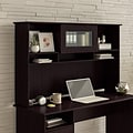 Bush Furniture Cabot 60W Desktop Hutch, Espresso Oak (WC31831)