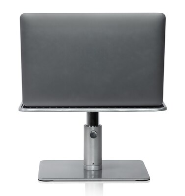 Mount-It! Height Adjustable Steel Laptop and Monitor Stand, Holds up to 30 lbs., Gray (MI-7272)