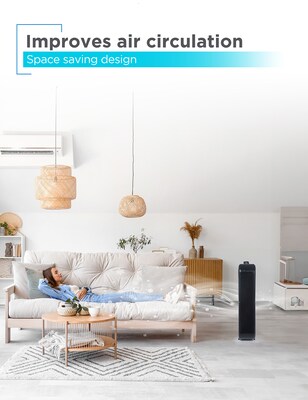 Black & Decker 20 Box Fan, 3-Speed, Black (BFB20SB)