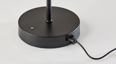 Adesso Stevie LED Table Lamp, Black (4082-01)