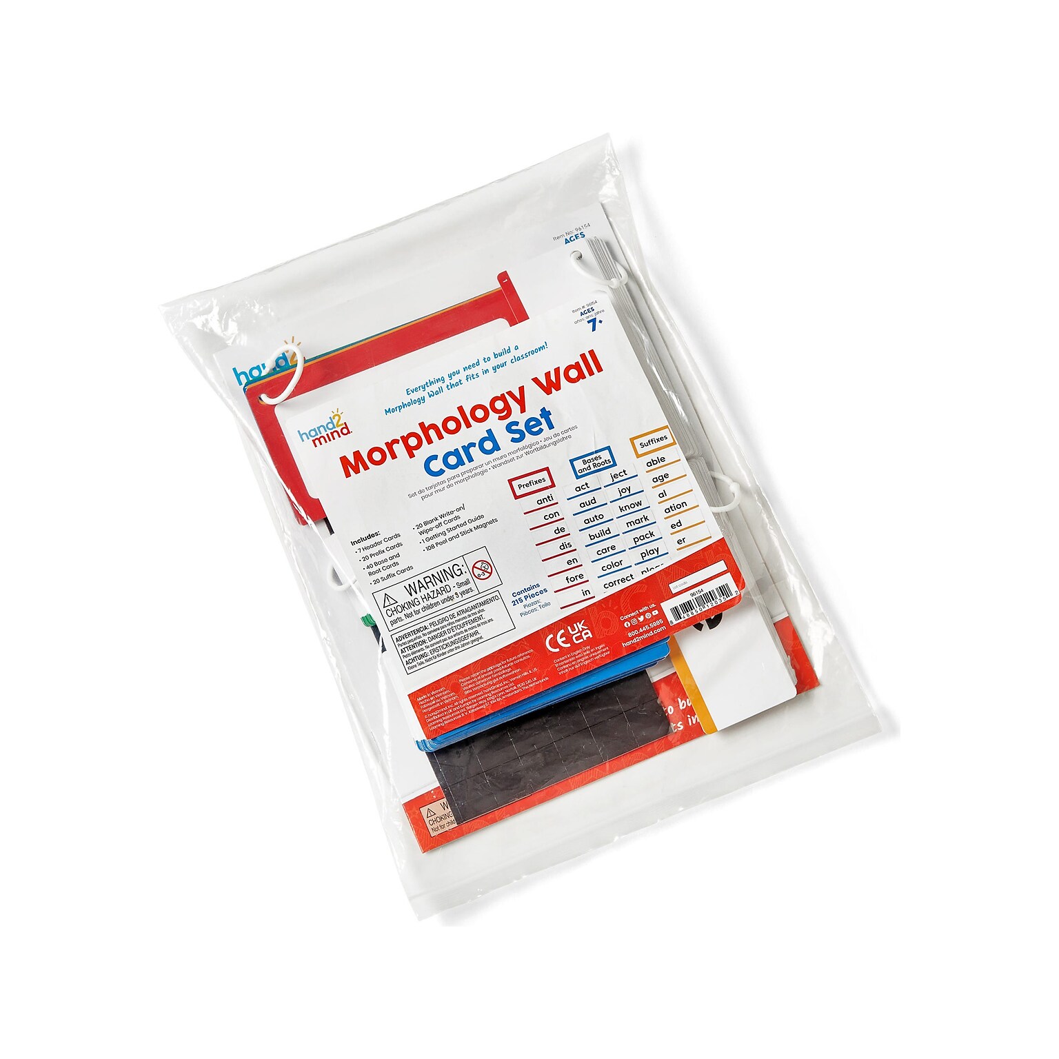 hand2mind Morphology Wall Card Set (96154)