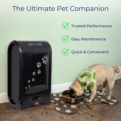 EyeVac Pet Touchless Canister Vacuum, Bagless, Black (EVPETPB)
