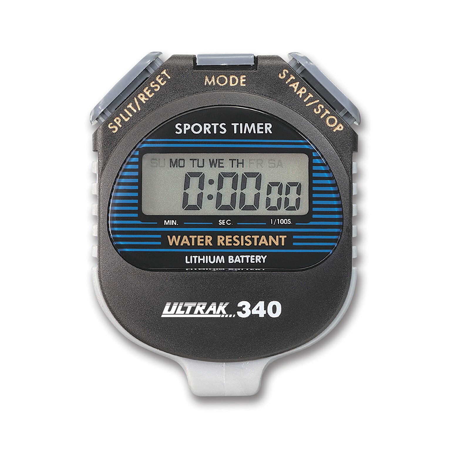 ULTRAK 340 24-Hour Water Resistant Sports Timer, Black (CEI340)