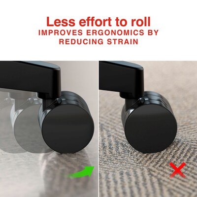 Quill Brand® Carpet Chair Mat, 36" x 48'', Crystal Clear (STP-17436)