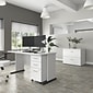 Bush Business Furniture Studio A 2-Drawer Lateral File Cabinet, Locking, Letter/Legal, White, 36" (SDF136WHSU-Z)