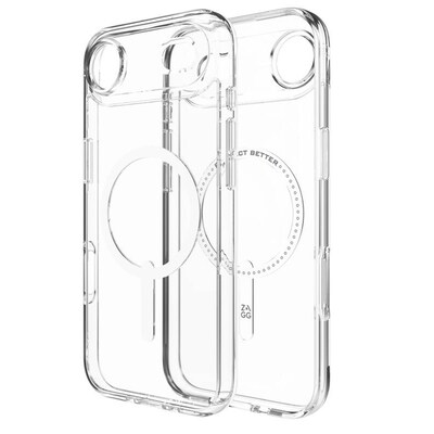 Zagg Crystal Palace Lite Snap MagSafe Compatible Phone Case for Apple iPhone 17 Air, Shock Absorbing, Clear (702318849)