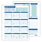 ComplyRight 2024 Attendance Calendar Card, White, Pack of 25 (A4000W25)